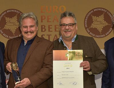 European Beer Star 2019 in Gold für unser Pils