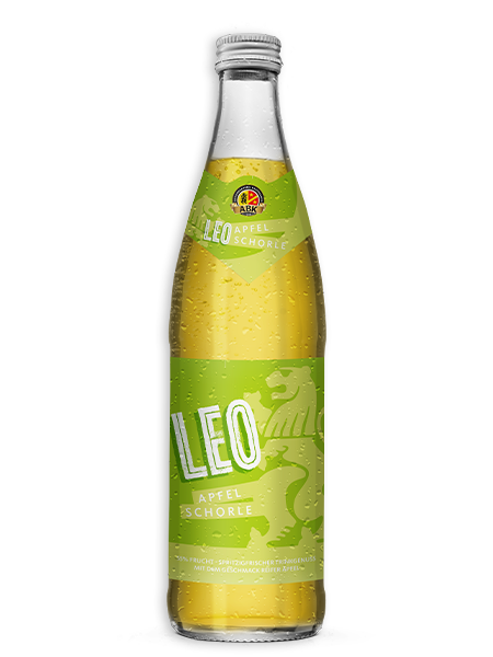 0,5l Flasche Apfelschorle der Aktienbrauerei Kaufbeuren