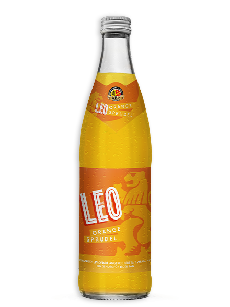 0,5l Flasche Orangen-Limonade der Aktienbrauerei Kaufbeuren
